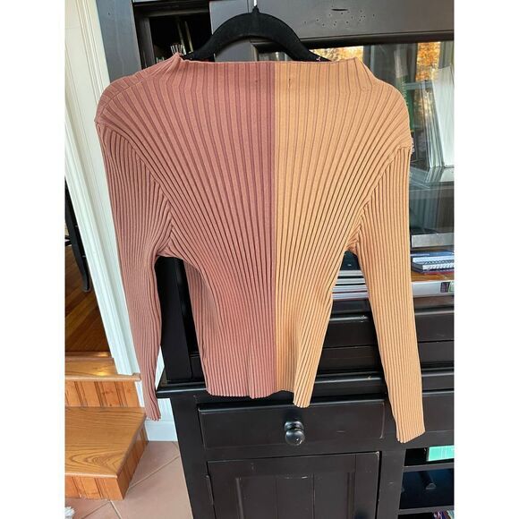 Red by BKE Ribbed Color Block Top, women’s XL - Picture 3 of 7